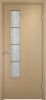 Строительная Дверь Verda ПВХ Финиш-Пленка 05 Ламинированная Усиленная Беленый Дуб со Стеклом Армированным 2000х800мм (Полотно+Коробка+5 Наличников) / Verda.
