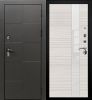 Металлическая Дверь Verda SD Prof Армада Графит с Белым Дубом Левое Открывание 2050х880мм (Полотно 1шт) / Верда.