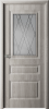 Межкомнатная Дверь Verda Каскад Дуб Филадельфия Грей со Стеклом Сатинато 2000х800мм (Полотно+Коробка+5 Наличников) / Верда.