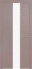 Межкомнатная Дверь Verda В-5 Темно-Серый со Стеклом Лакобель Белое 2000х900мм (Полотно 1шт) / Верда.