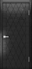 Межкомнатная Дверь Verda В-10 Неро Глухая 2000х700мм (Полотно+Коробка+5 Наличников) / Верда.