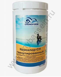 Кемохлор-СН быстрорастворимый гипохлорит кальция (хлор 70% ) в гранулах, 1 кг
