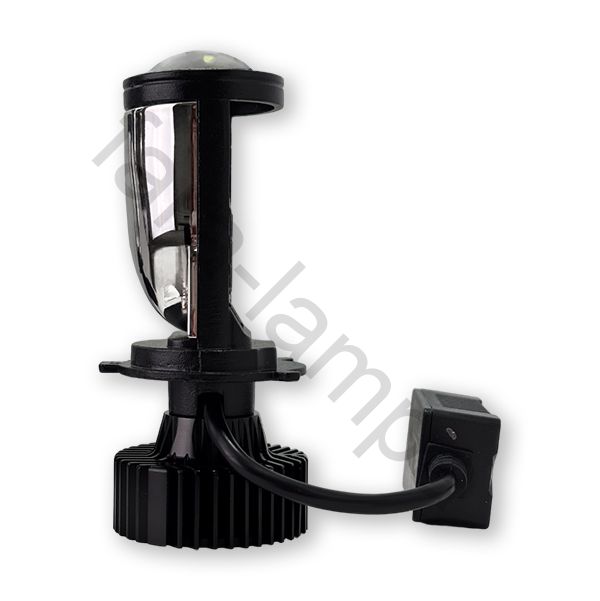 Светодиодные лампочки с мини линзой в фары H4