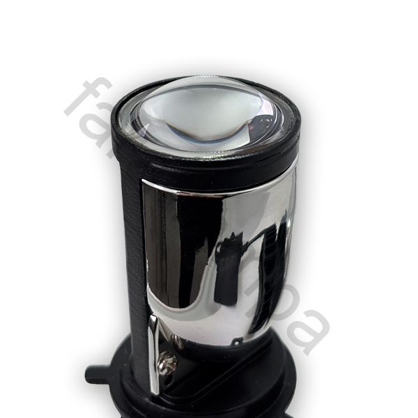 Светодиодные лампочки с мини линзой в фары H4