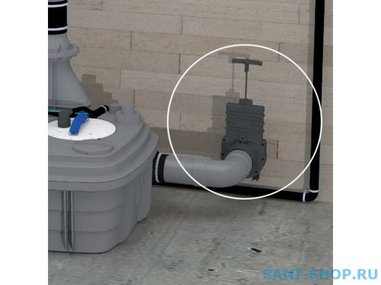 Шиберная задвижка Vanne SFA DN 100/110 VANNEDN100 схема 2