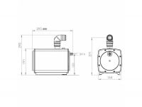 Санитарный насос для душевой кабины SFA SANIFLOOR 2 (для винилового покрытия) SANIFLOOR2 схема 3