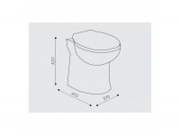 Унитаз со встроенным насосом-измельчителем SFA SANICOMPACT LC SCOMPACT схема 5