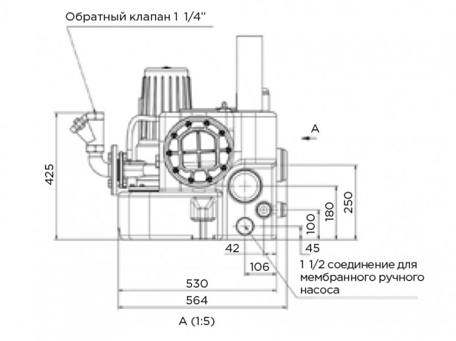 Насос канализационный SFA SANICUBIC 1 GR SE71.1T с пультом и сигнализацией мощность - 2100 Вт ФОТО