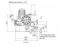 Насос канализационный SFA SANICUBIC 1 GR SE71.4T с пультом и сигнализацией мощность - 3900 Вт схема 2