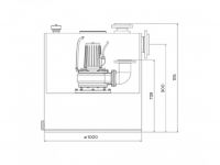 Насос канализационный SFA SANICUBIC 1 SC5.5T с пультом и сигнализацией мощность - 6300 Вт, напор - 18 м схема 5