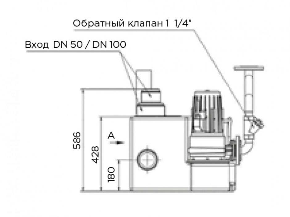 Канализационная насосная станция SFA SANICUBIC 2 GR SE71.1 T ФОТО