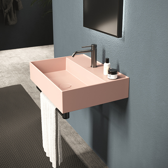 Изображение Раковина подвесная Alice Hide 60x45хВ13,5 с отверстием под смеситель 31230101S