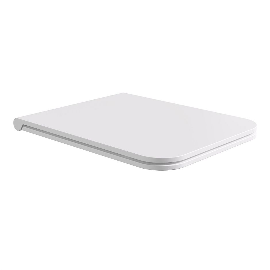 Изображение Сиденье для унитаза Alice Hide Round тонкое с крышкой MC3101SQ