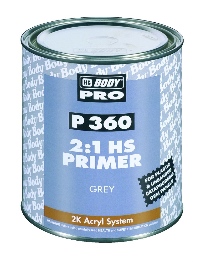 HB Body Грунт-наполнитель PRO P360 HS 2К + отвердитель H729, комплект, объем 1л. + 500мл.