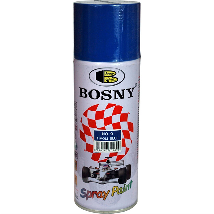 Bosny Акриловая аэрозольная краска RAL Professional, название цвета "Королевский синий", глянцевая, RAL 5005, объем 520мл.