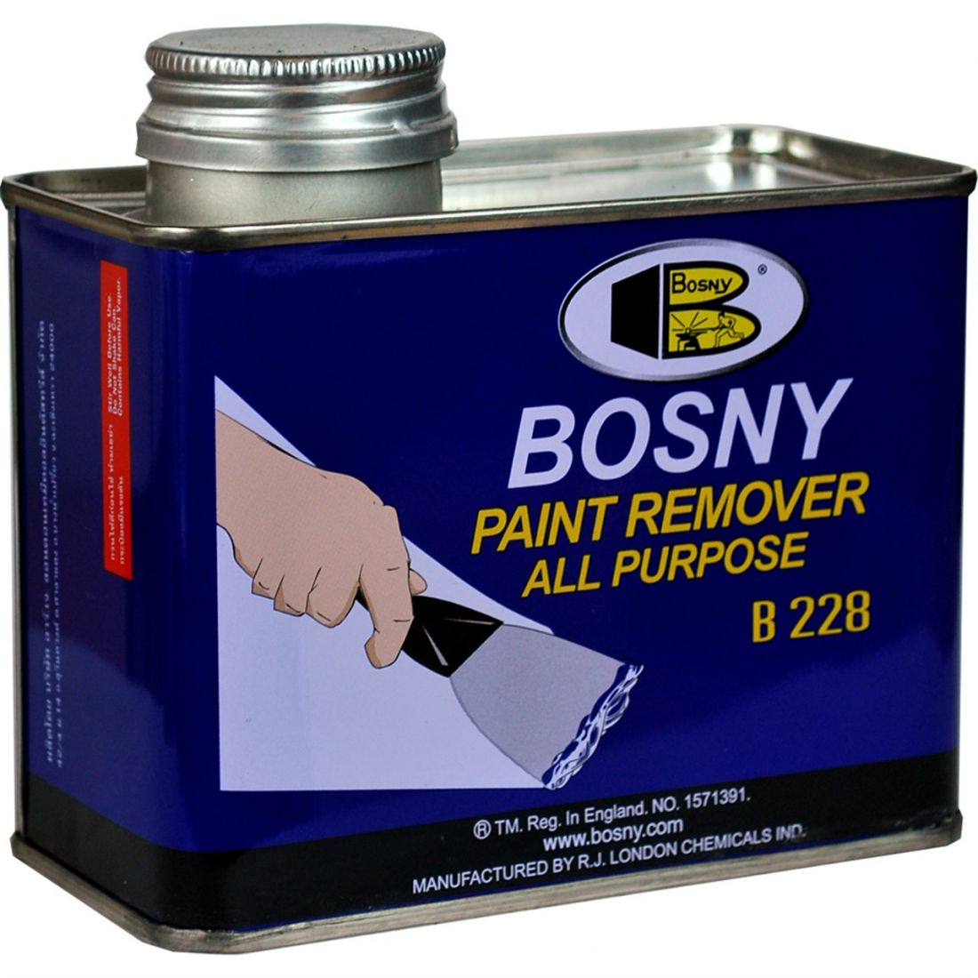 Bosny Смывка старой краски универсальная в банке, 3,5кг.