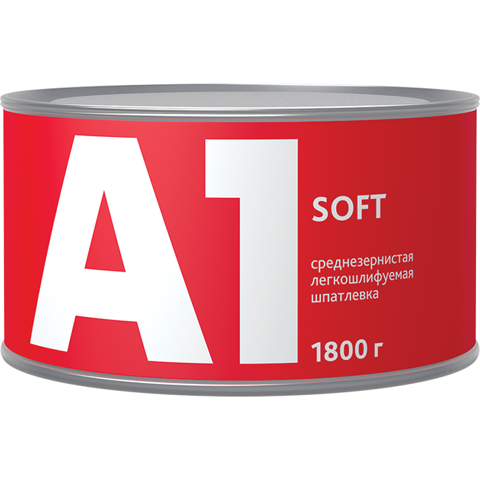 A1 SOFT Универсальная легкошлифуемая шпатлевка 1,8кг.