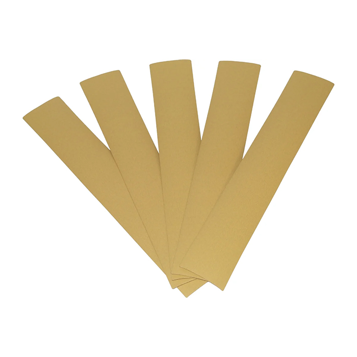 Ceramax Gold Полоска абразивная на бумажной основе, 70x400мм., P150, P180, P220, P240, P320, без отверстий, в упаковке 5шт.