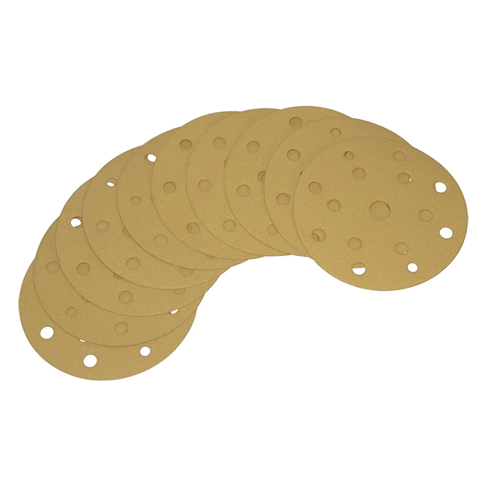 Ceramax Шлифовальный диск Gold, 150мм., 15 отв., P180, P220, P240, P280, P320, P400, P500, P600, в упаковке 8шт.