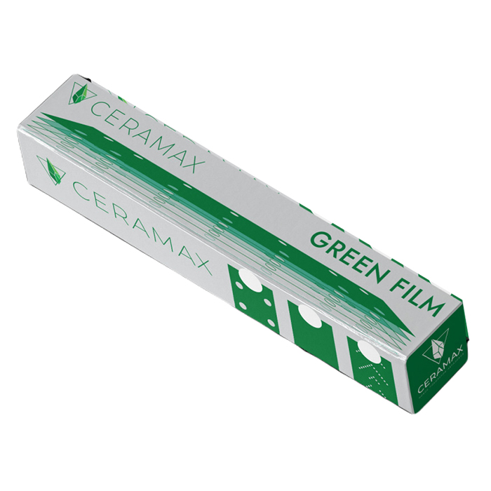 Ceramax Green Film Полоска абразивная на пленочной основе, 70x400мм., Р240, без отверстий, в упаковке 100шт.
