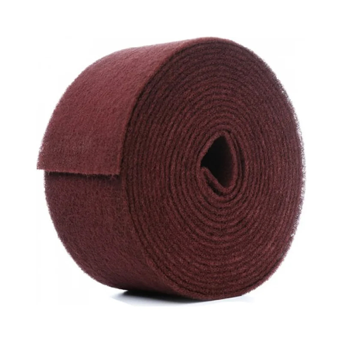 Ceramax Шлифовальный войлок 3D MATT листы 115мм. х 10м., цвет красный, рулон