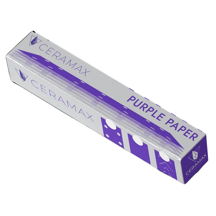 Ceramax Purple Paper Полоска абразивная на бумажной основе, 70x400мм., Р320, без отверстий, в упаковке 100шт.