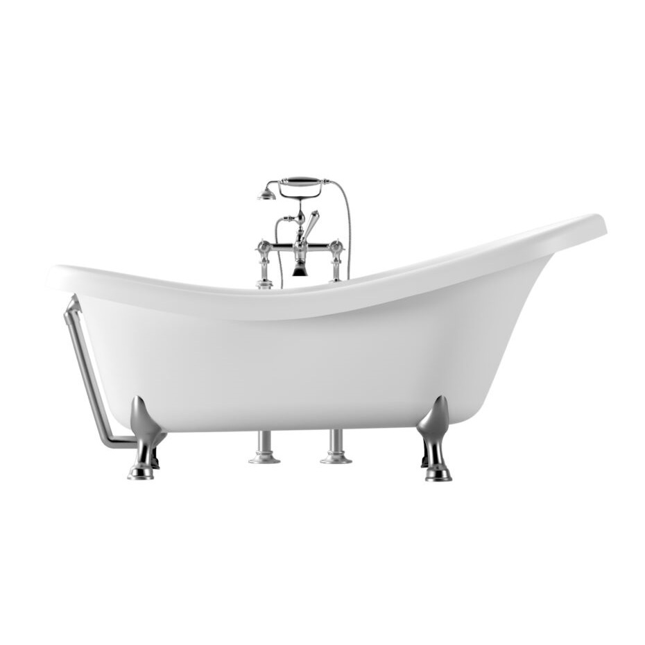 Изображение Акриловая ванна Alice Boheme 170х80 с набором слив-перелив ножками и креплением VABOPB