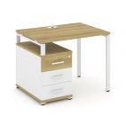 Concept Стол письменный с 1 опорной тумбой CN.SP-301   9801346х720х750