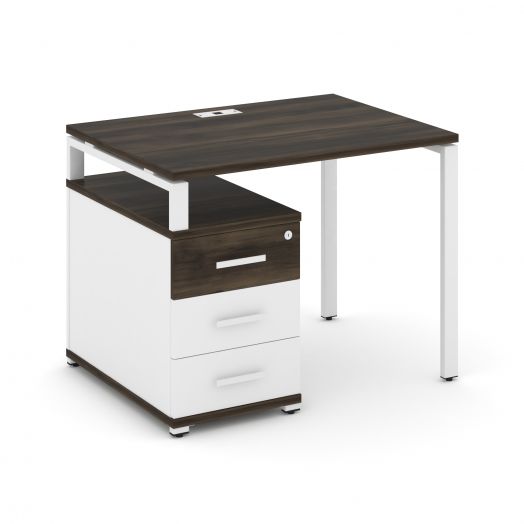 Concept Стол письменный с 1 опорной тумбой CN.SP-301   9801346х720х750