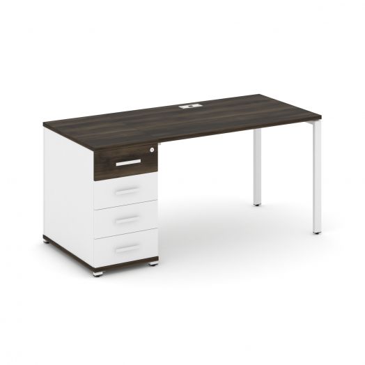 Concept Стол рабочий с 1 опорной тумбой CN.SP-402   1600х720х750