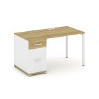 Concept Стол рабочий с 1 опорной тумбой CN.SP-405   1400х720х750
