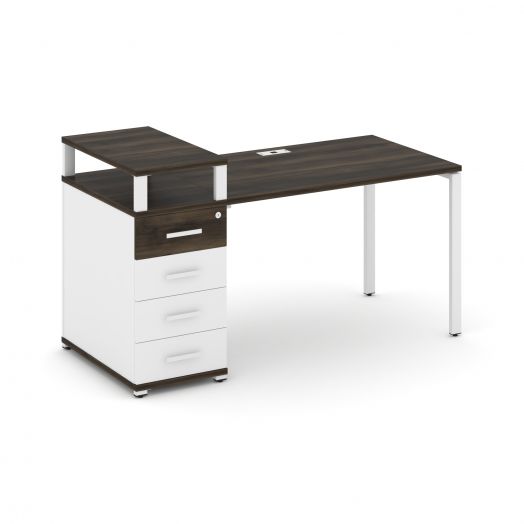 Concept Стол рабочий с 1 опорной тумбой CN.SP-410   1600х720х917