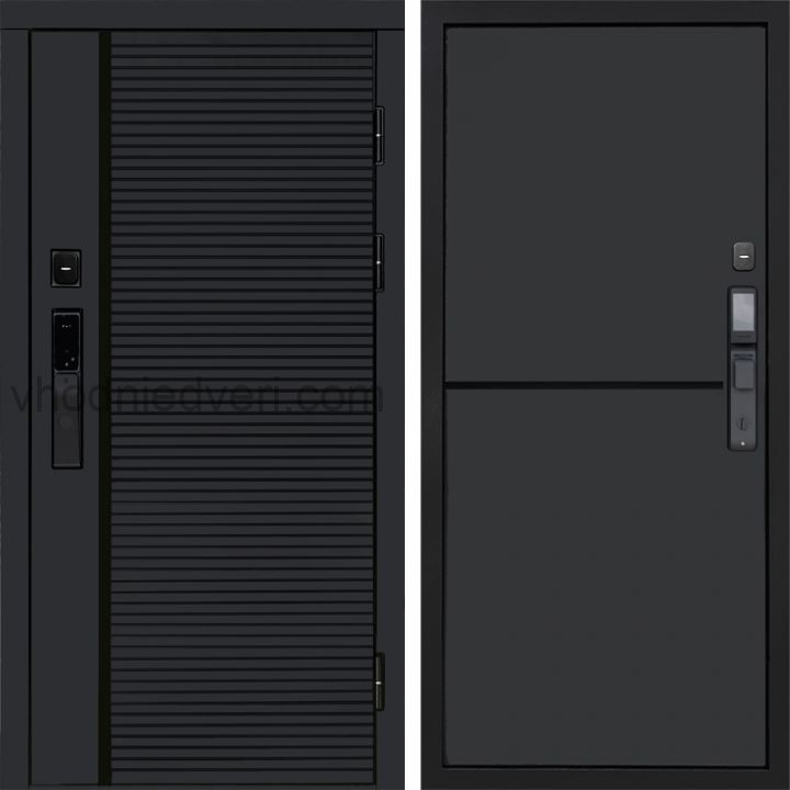 Входная дверь Termo-door BLACK LINE с электрозамком - Нео Графит
