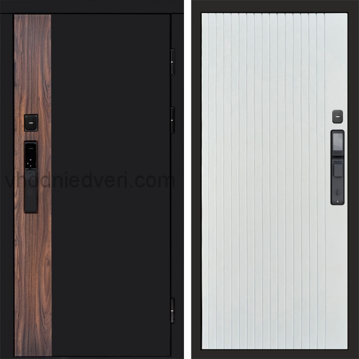 Входная дверь Termo-door ТОР с электрозамком - Flat Белый софт
