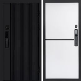 Входная дверь Termo-door УРБАН BLACK с электронным замком Нео White