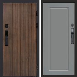 Входная дверь Termo-door ТВИСТ УЛЬТРА с электронным замком Гранд Грей Софт