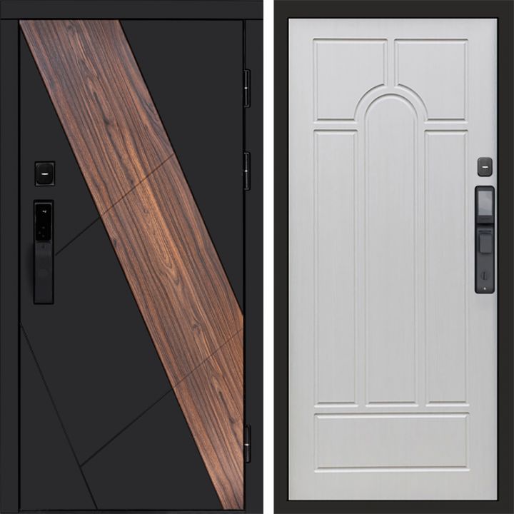 Входная дверь Termo-door НОВА с электронным замком Арка лиственница