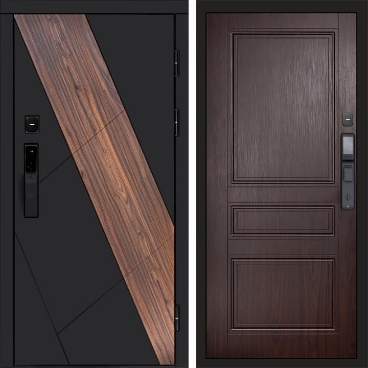 Входная дверь Termo-door НОВА с электронным замком Класскика венге