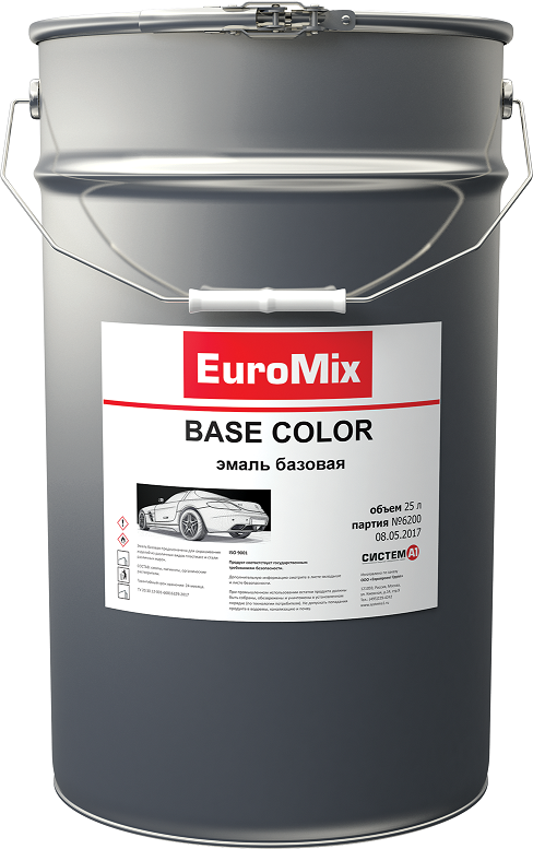 EuroMix Эмаль EUROMIX базовая сочи 360, объем 25л.