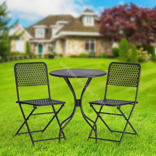 Стул Secret De Maison Villa стальной сплав, черный