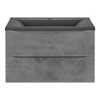 Тумба под раковину Vincea Mia MA800 VMC-2MA800GW 79Х44 с ящиком схема 19