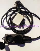 Устройство синхронного включения трех фазного пылесоса циклона с инструментом