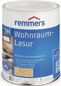 Лазурь для Дерева Remmers Wohnraum-Lasur 0.75л Сосна, Восковая для Внутренних Работ.