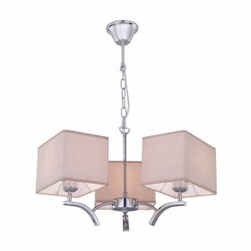 Люстра с Бежевыми Абажурами Citilux Эвора Квадро CL460231 / Ситилюкс