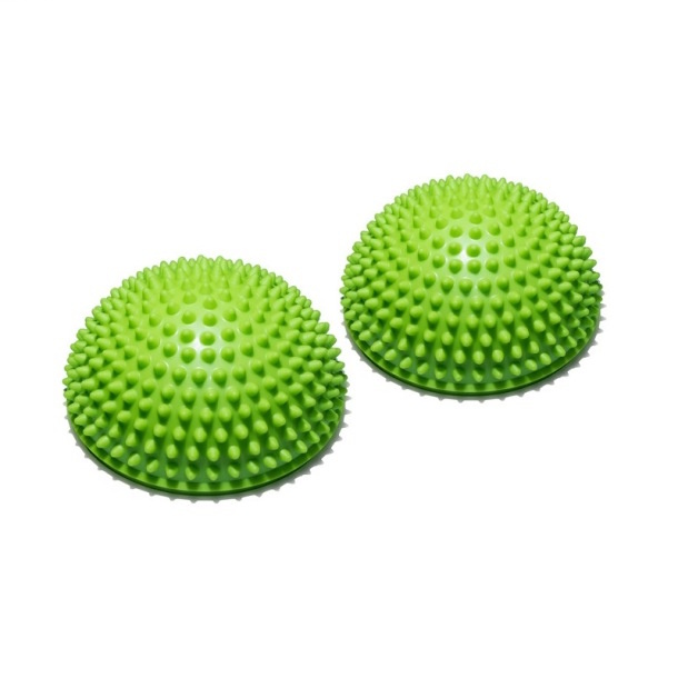 Полусфера массажно-балансировочная (набор 2 шт) зеленый