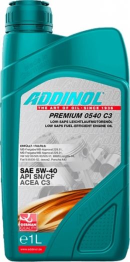 Addinol Premium 0540 C3 5W-40, 1л