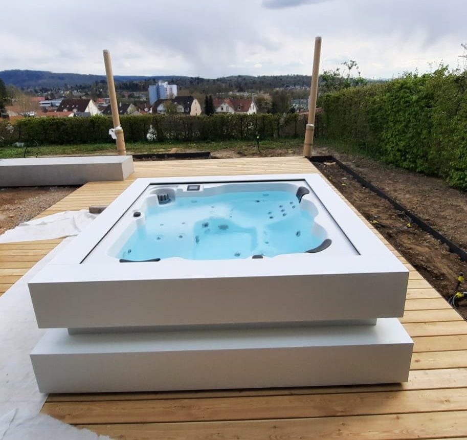 СПА бассейн Aquavia Cube Ergo 231х231х78 см ФОТО