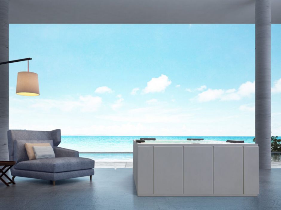 Гидромассажный СПА бассейн SPA NATURAL Paolo Ferralli Fantasia 235х235 ФОТО