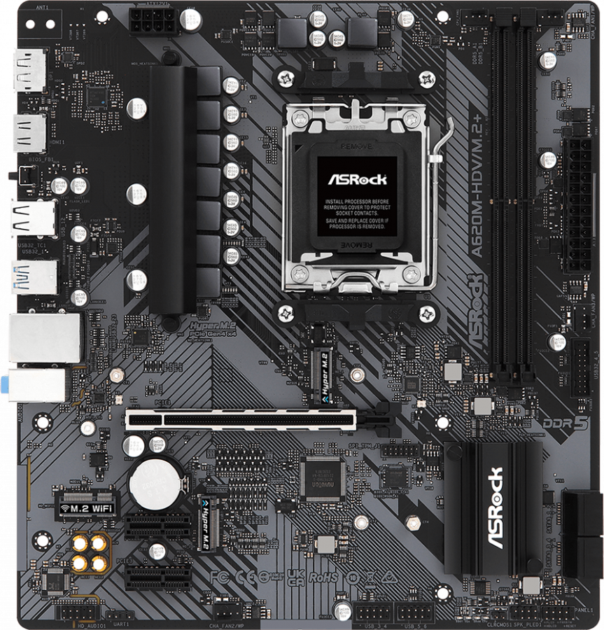 Материнская плата ASRock A620M-HDV/M.2+
