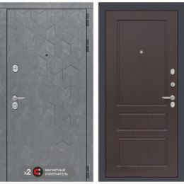 Входная дверь Лабиринт BETON - 03 Орех премиум